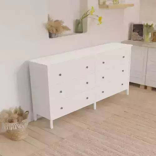 6 Drawers IKEA KOPPANG white