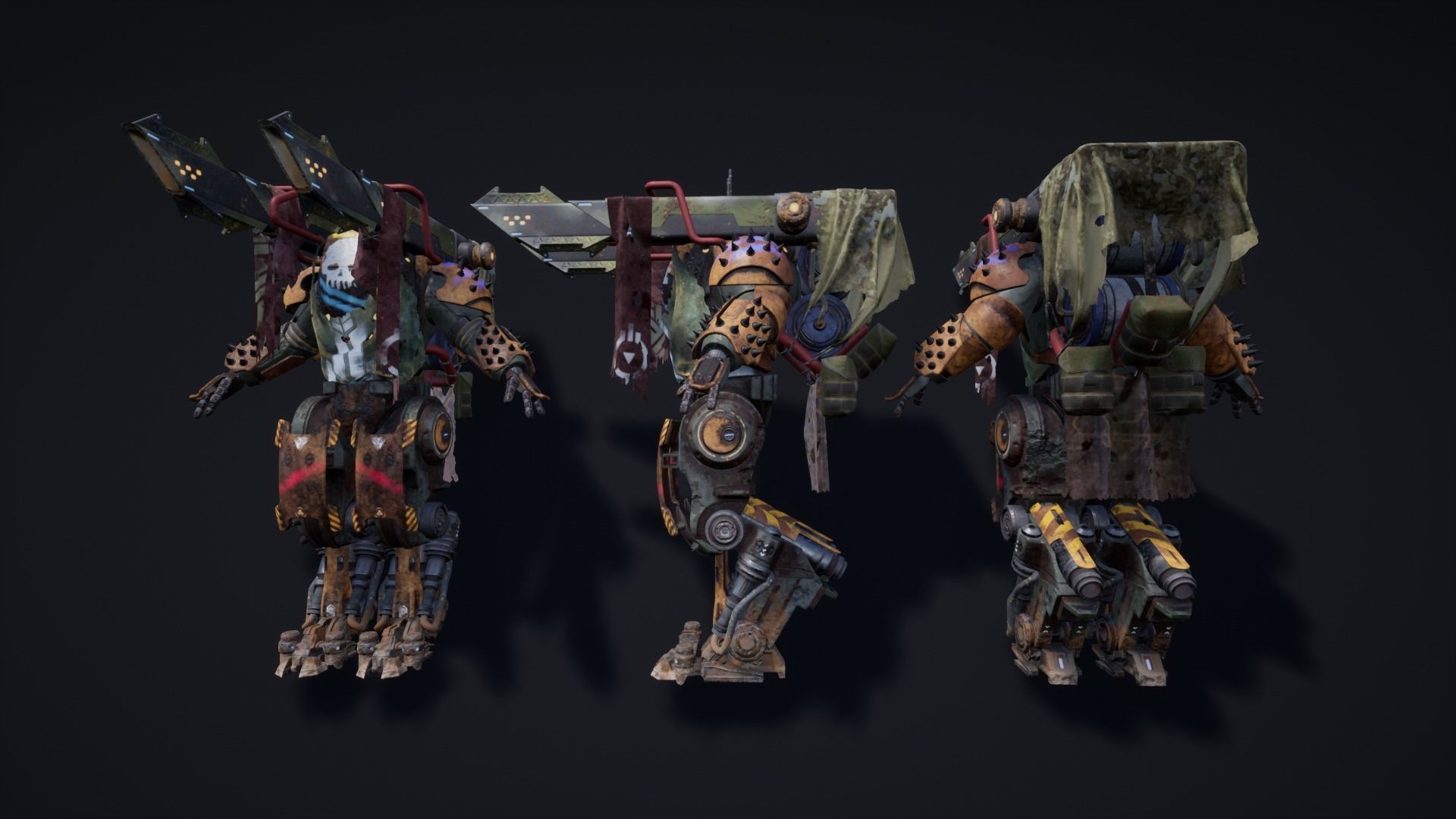 SCI-FI Characters 02 TITAN Low-poly 3D model_10