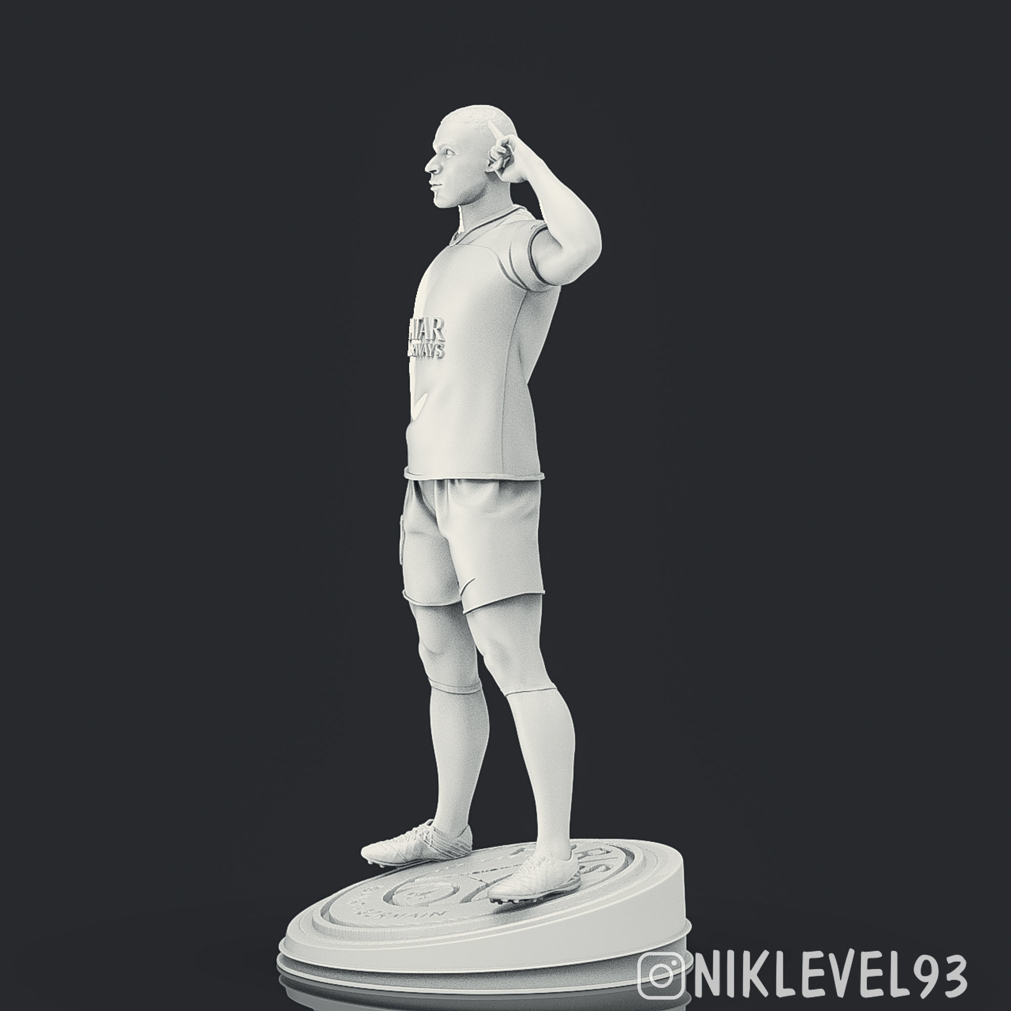 Kylian Mbappe 3D Printable 3 3D print model_17