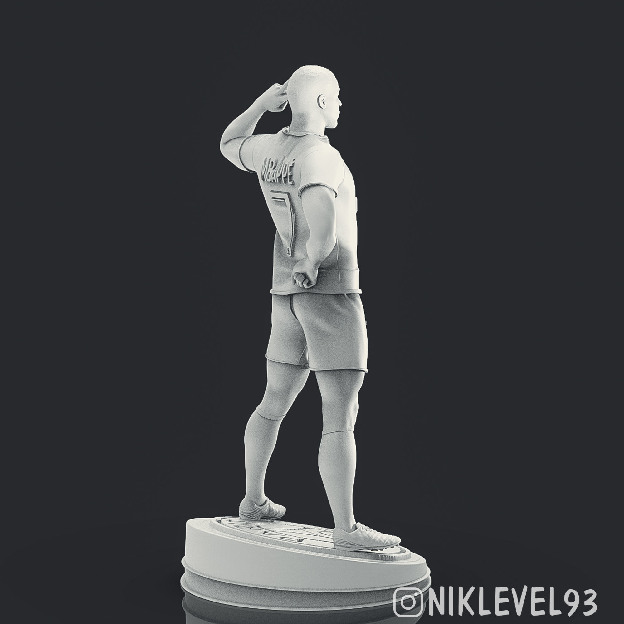Kylian Mbappe 3D Printable 3 3D print model_19