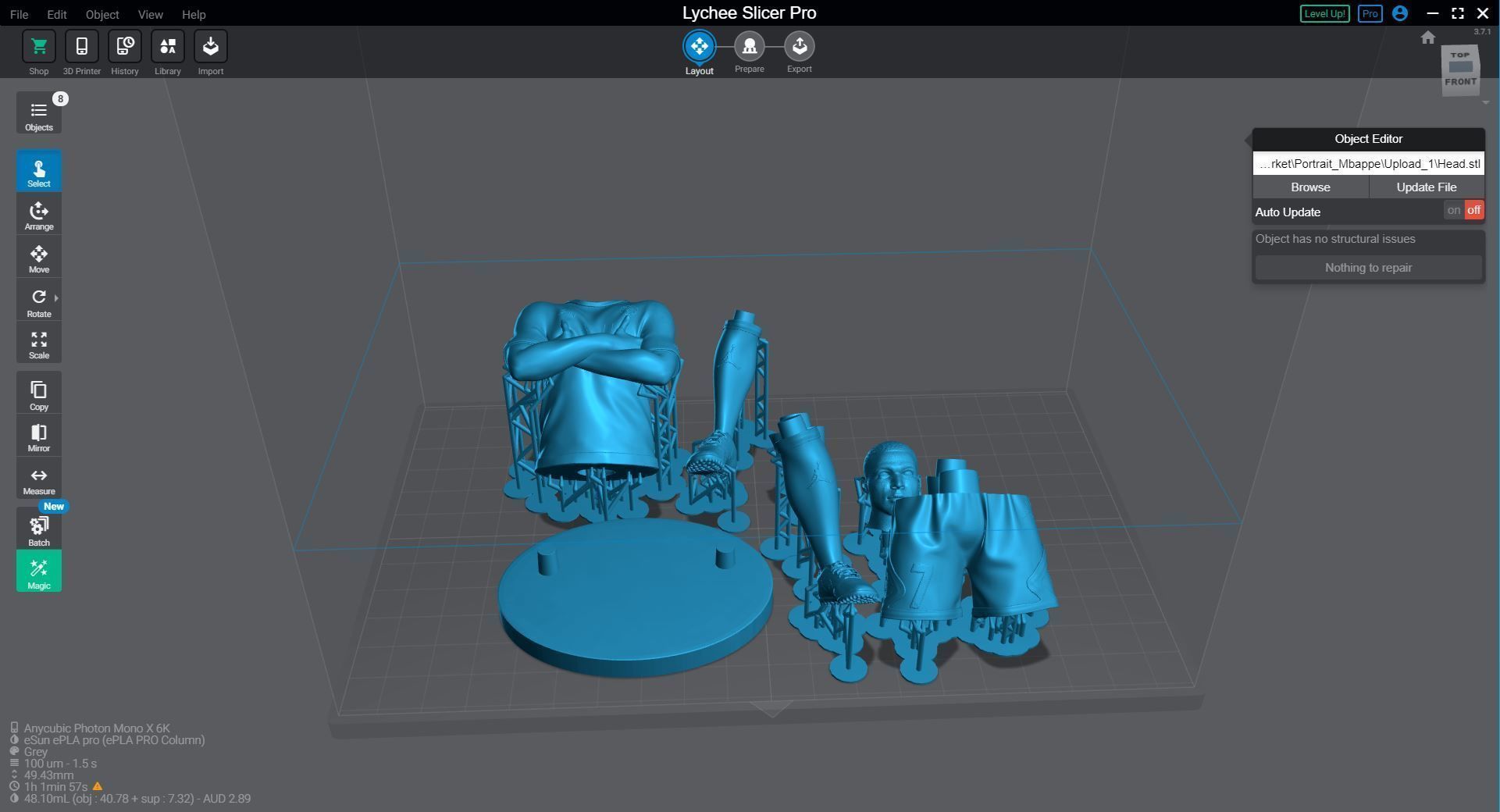 Kylian Mbappe 3D Printable 3 3D print model_12