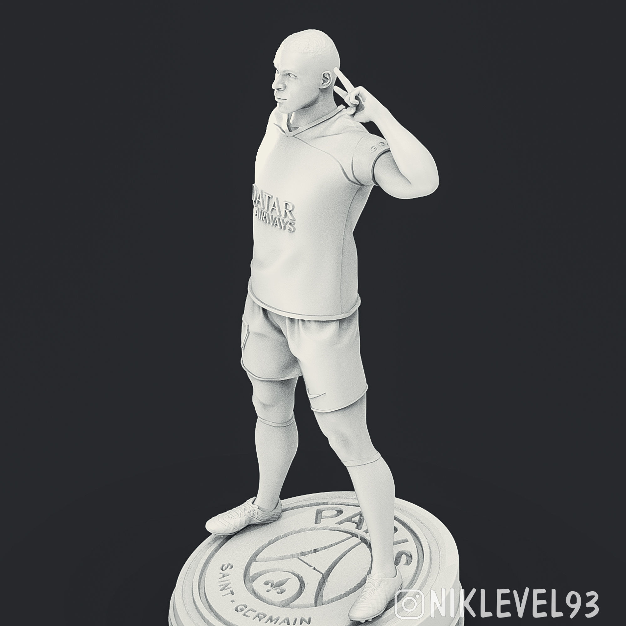 Kylian Mbappe 3D Printable 3 3D print model_23