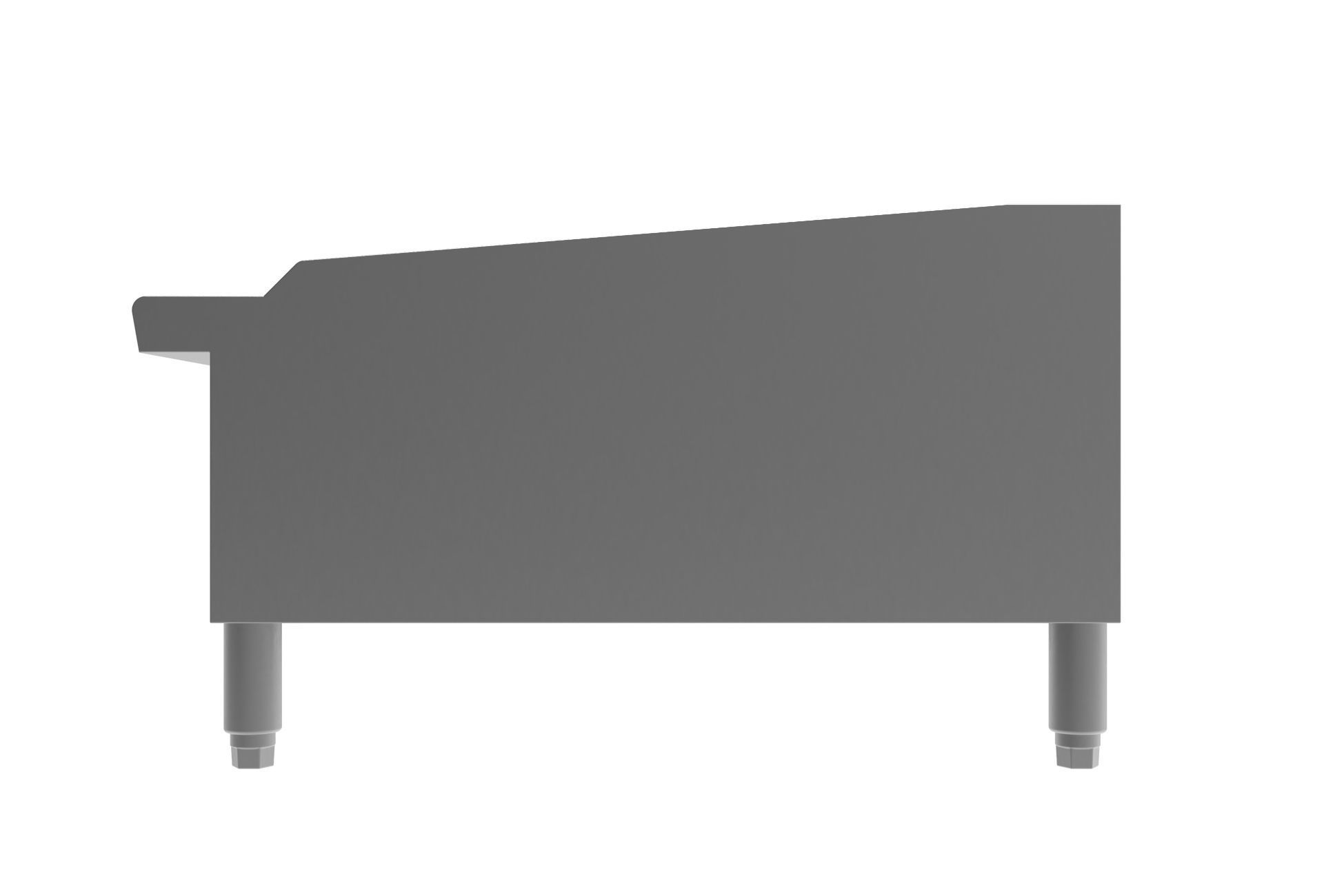 Wide Manual Griddle 48 in  3D model_4