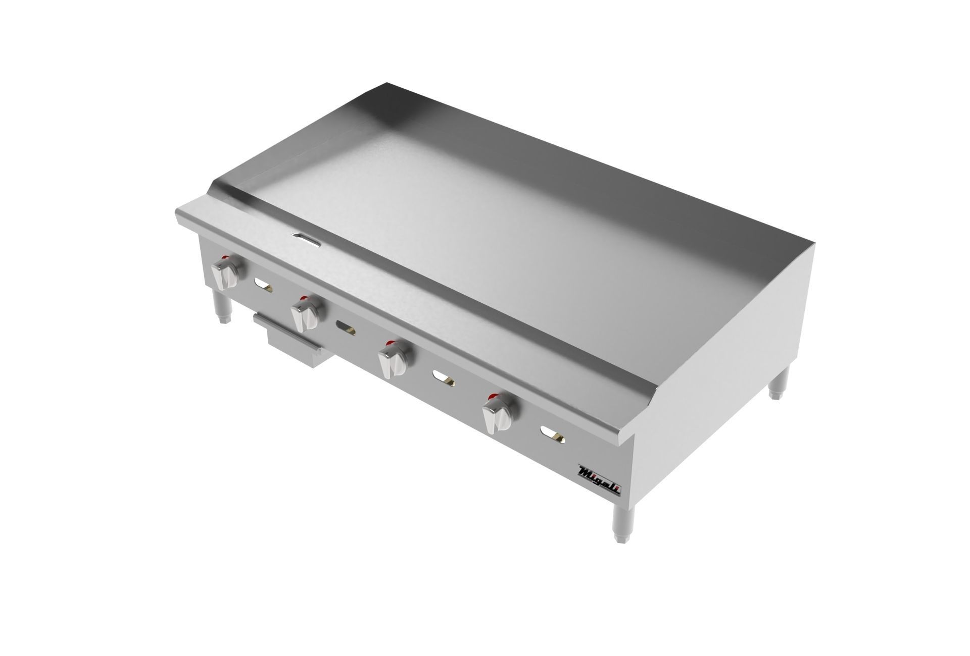 Wide Manual Griddle 48 in  3D model_5