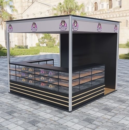 Donut Stand 3D model