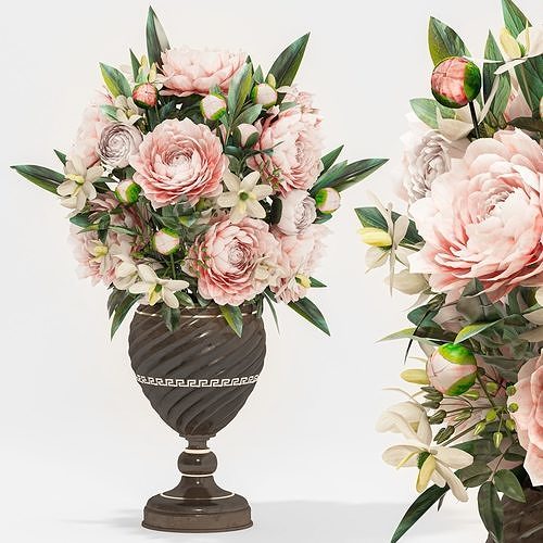 bouquet 117 Low-poly 3D model