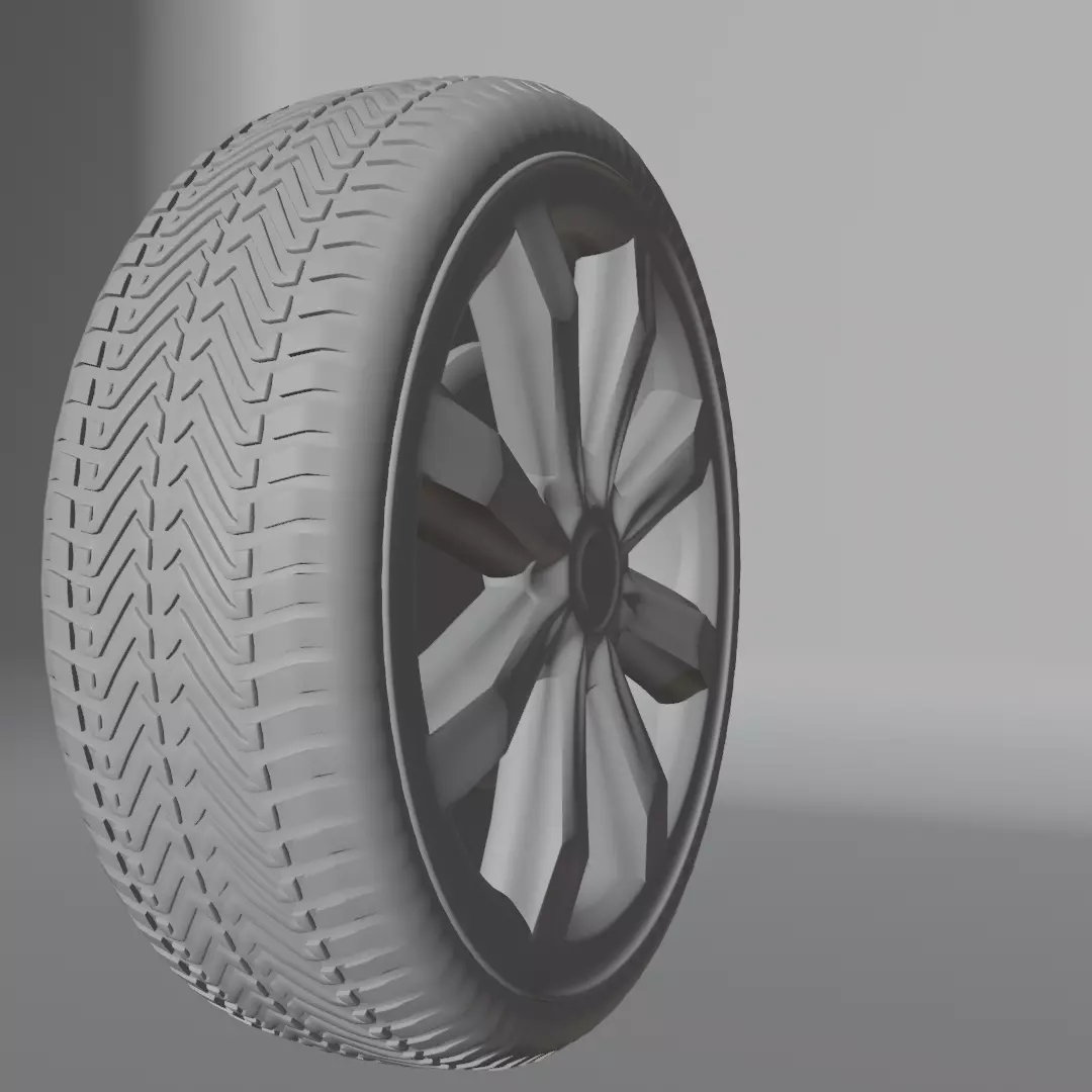 Car Rim Free 3D model_0