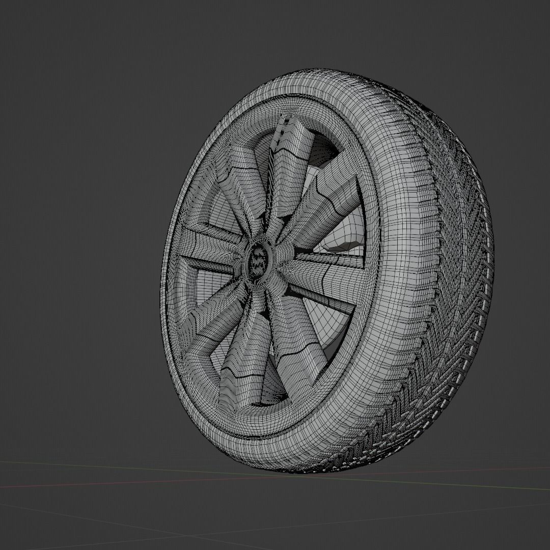 Car Rim Free 3D model_7