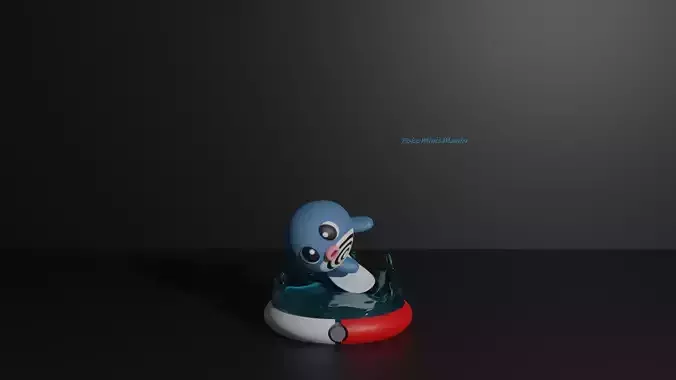 Poliwag pokemon 3D print model