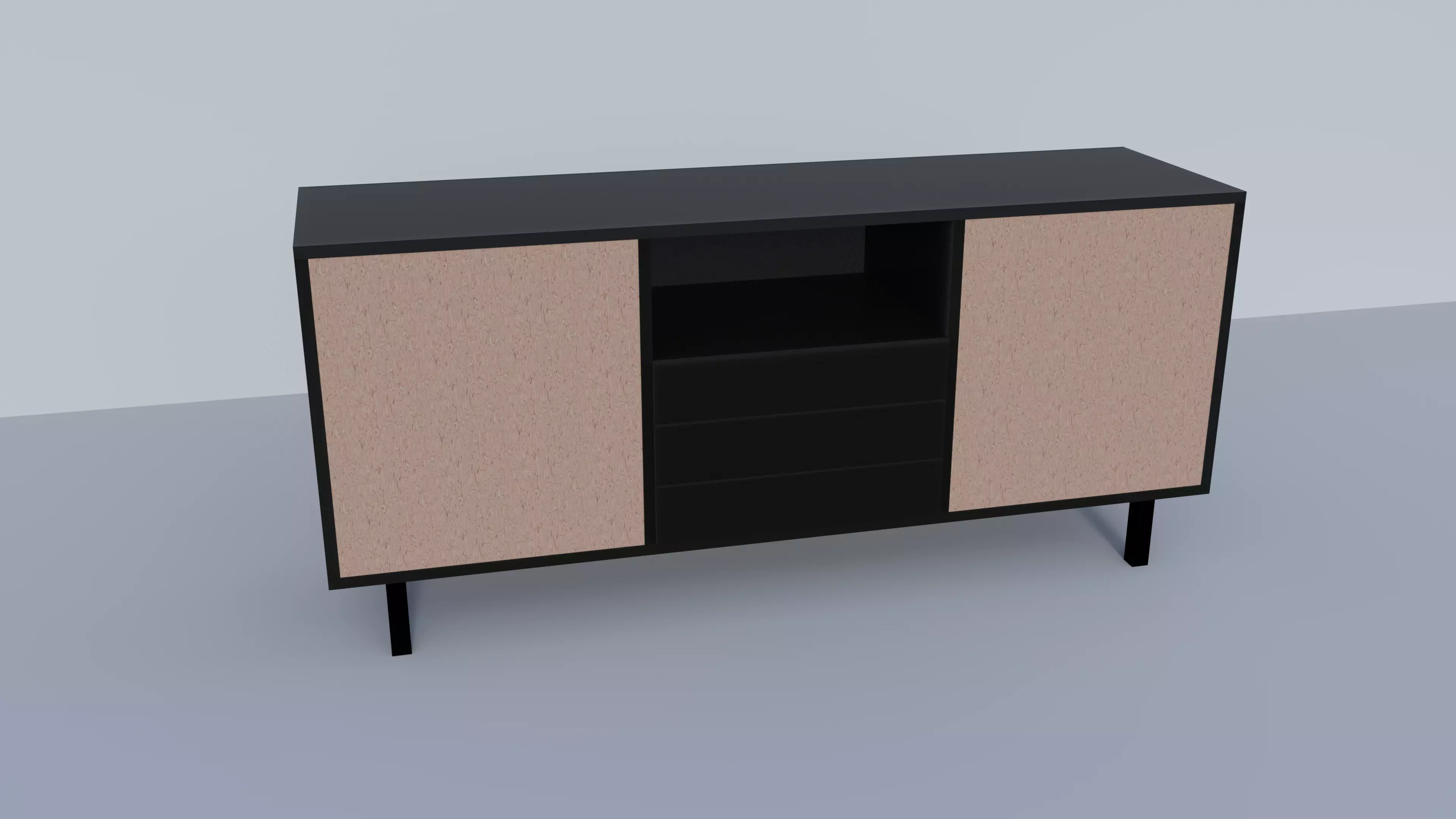 Wardrobe Free 3D model_0