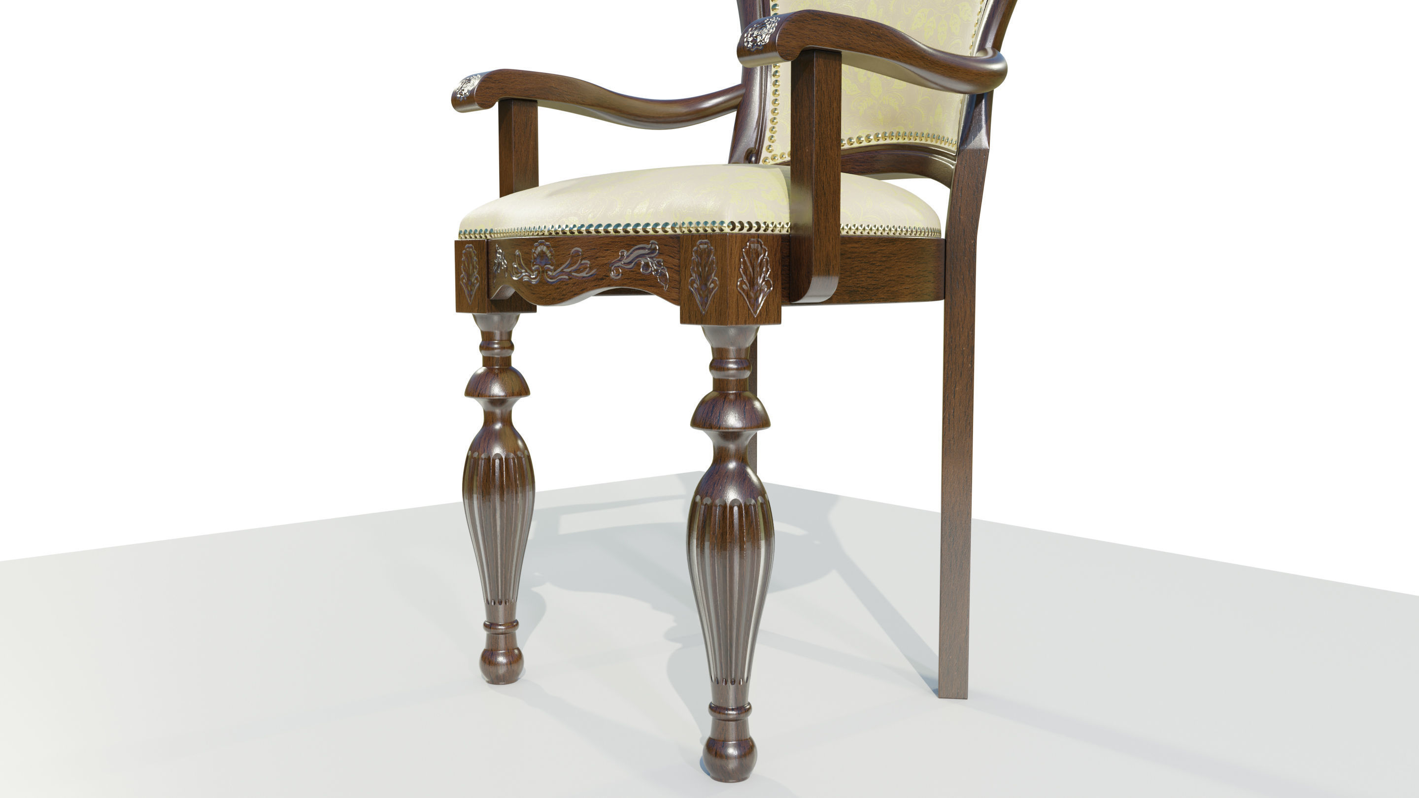 Classic Chair 3D model_9