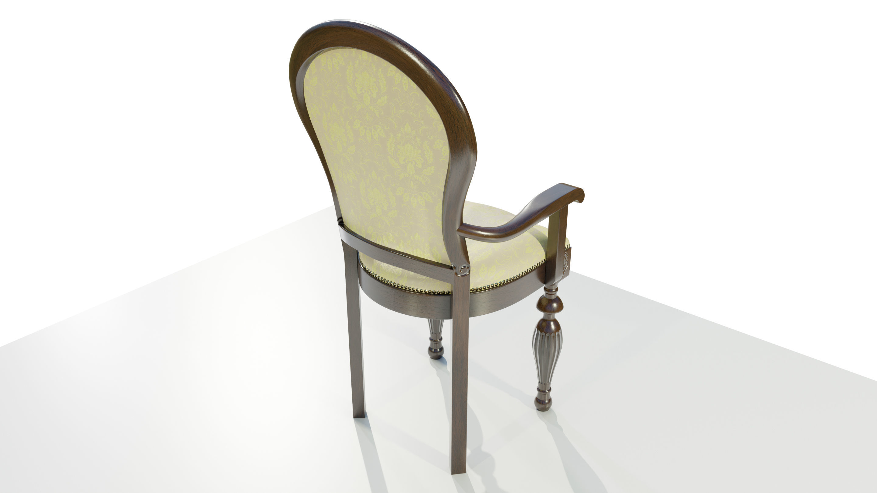 Classic Chair 3D model_5