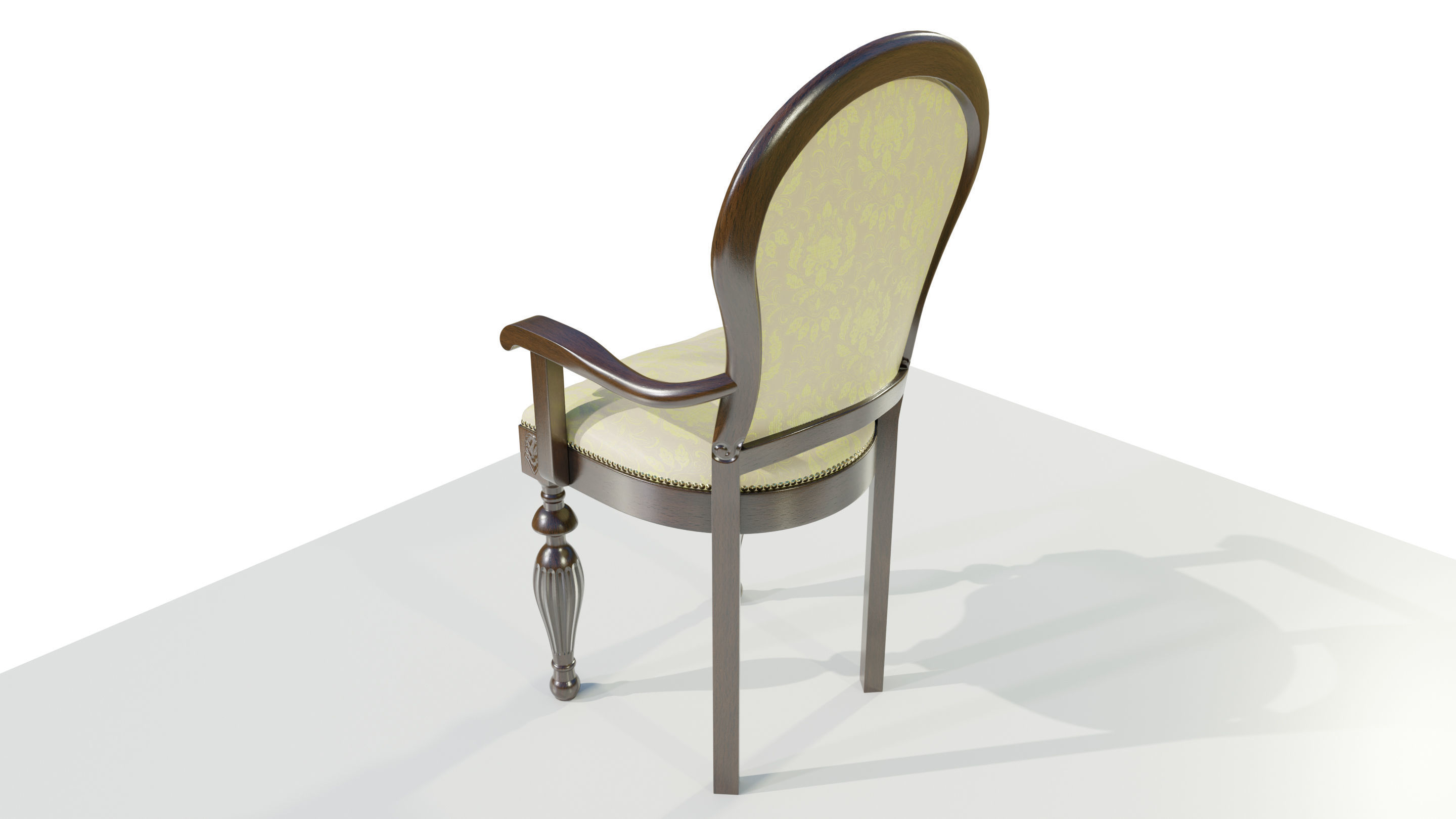 Classic Chair 3D model_4