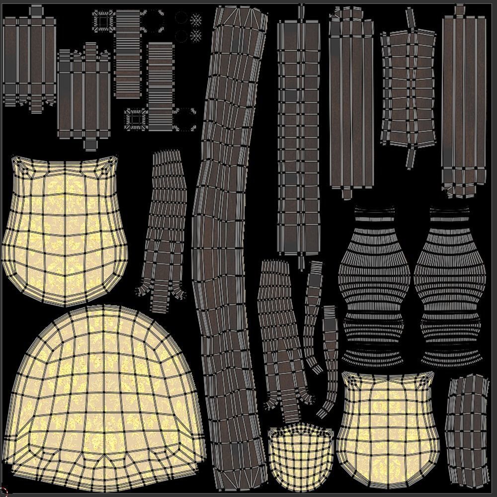 Classic Chair 3D model_11