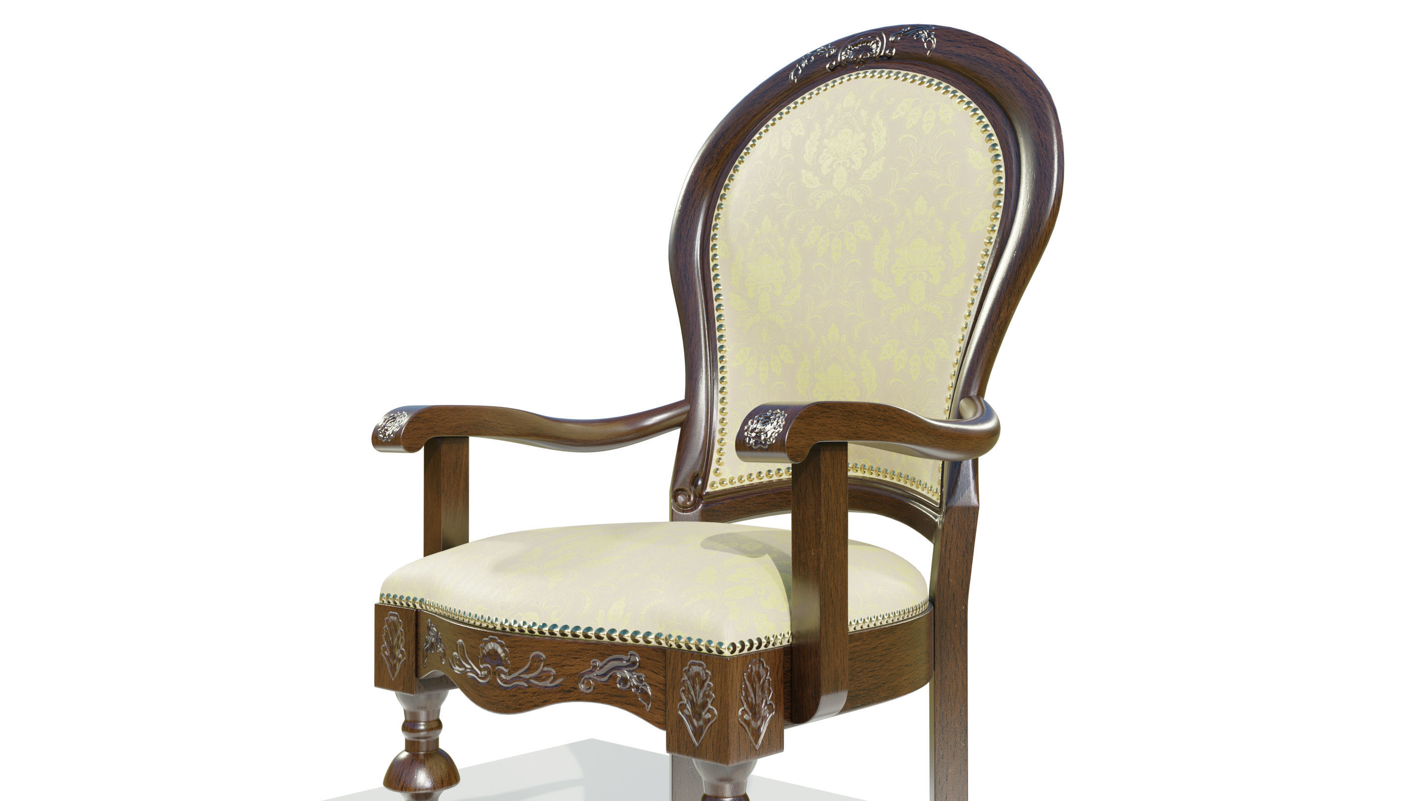 Classic Chair 3D model_8