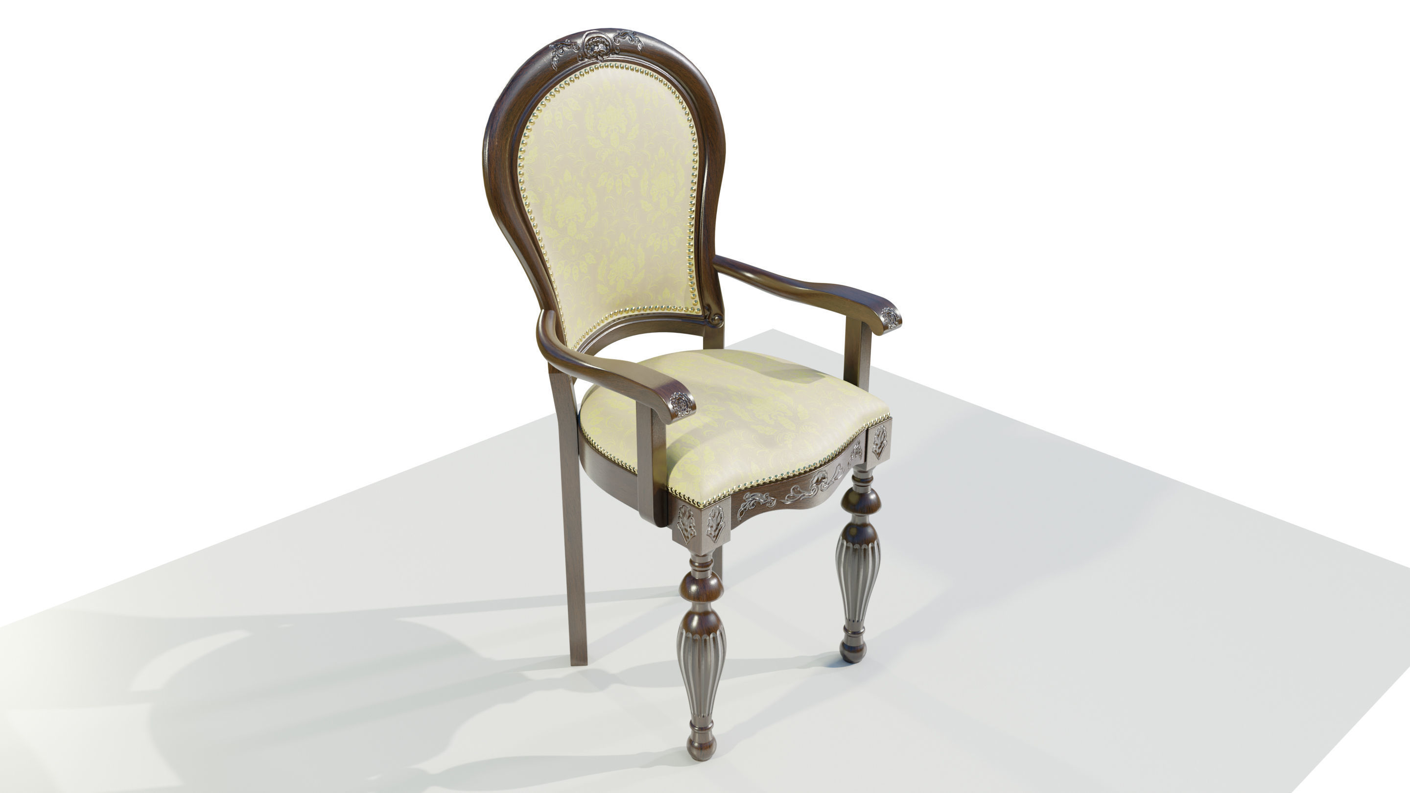 Classic Chair 3D model_2
