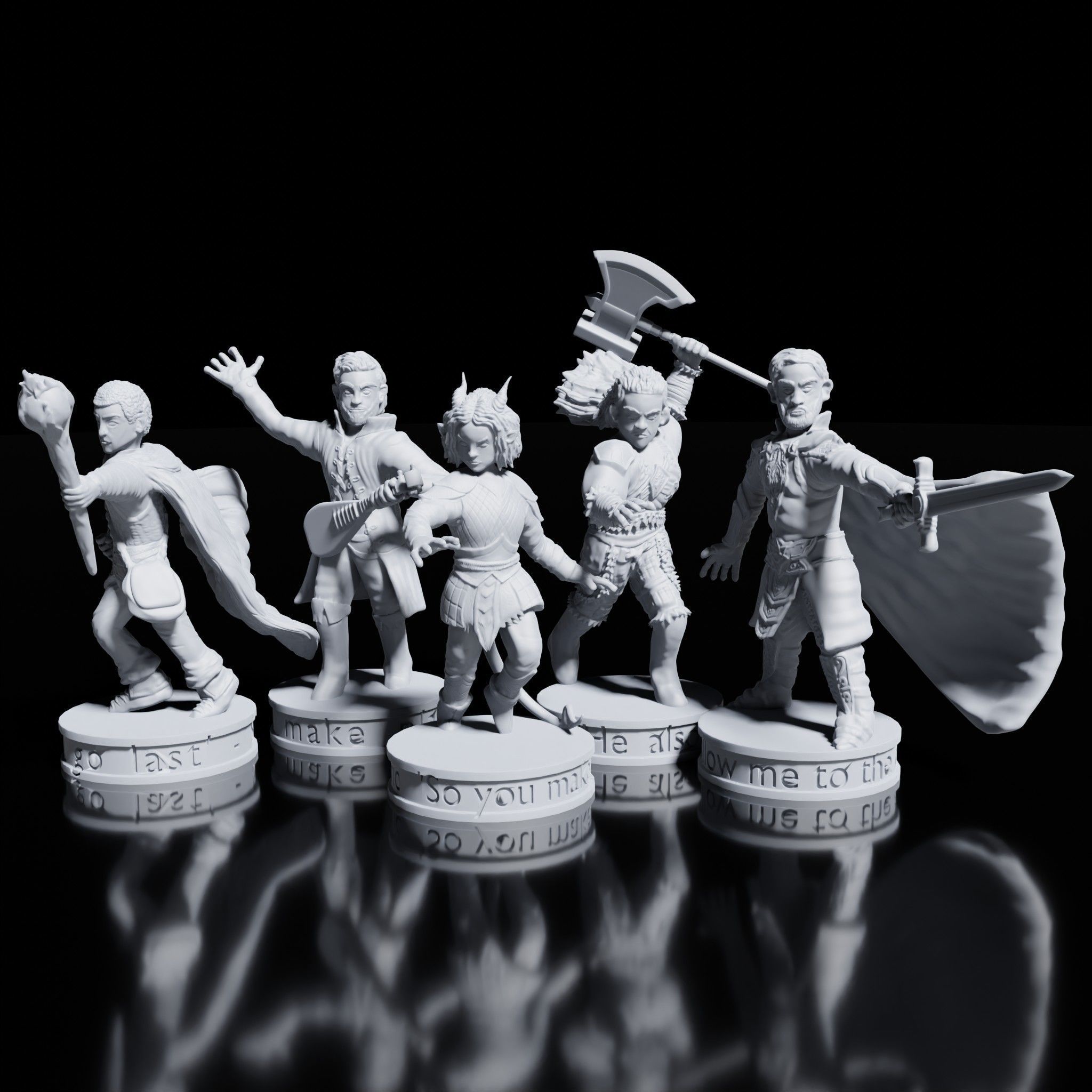 Honor Among Thieves Miniatures 3D print model_1