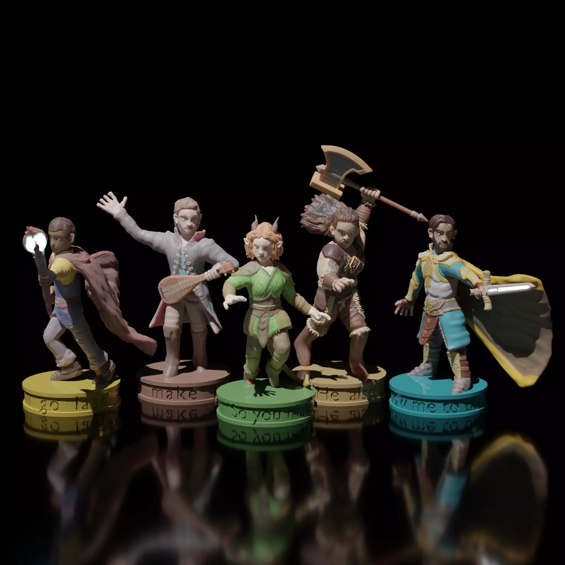 Honor Among Thieves Miniatures 3D print model_0