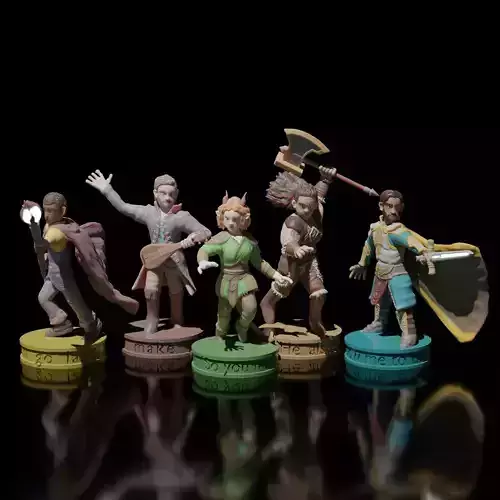 Honor Among Thieves Miniatures 3D print model