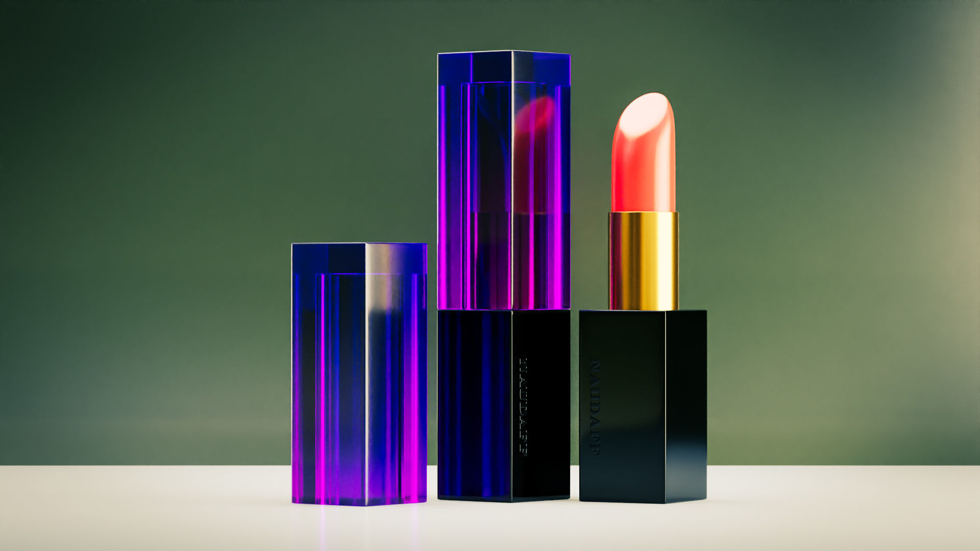 Luxury Lipstick 3D model_2