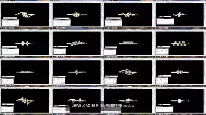 JEWELCAD 45 RING FILES