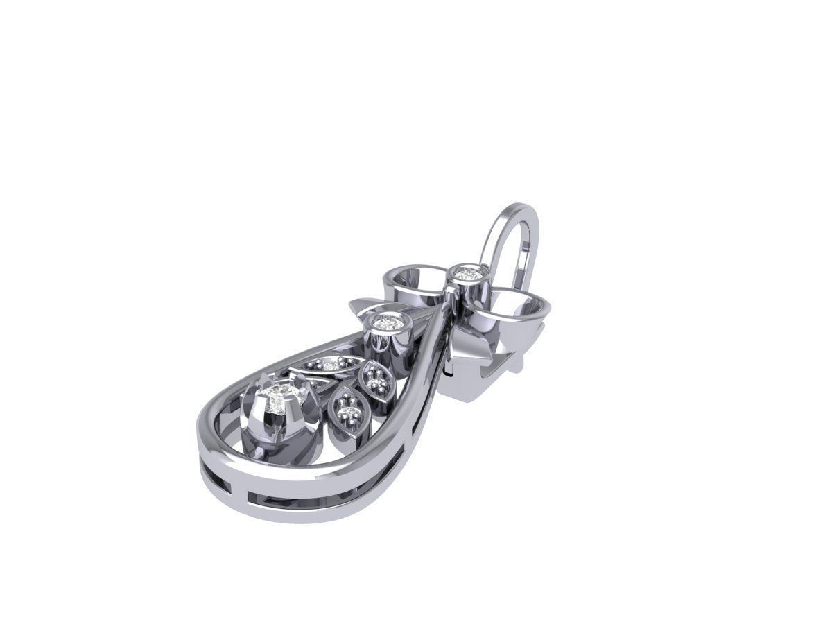 Antiq Earing 3D print model_5