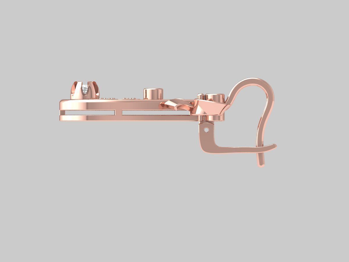 Antiq Earing 3D print model_7