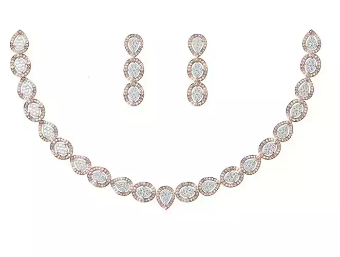 Women Necklace Earring Set STL JCD Details