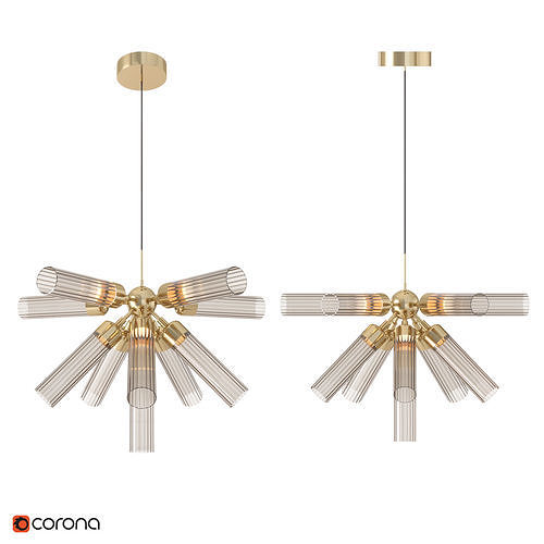 Chandelier verona Low-poly 3D model