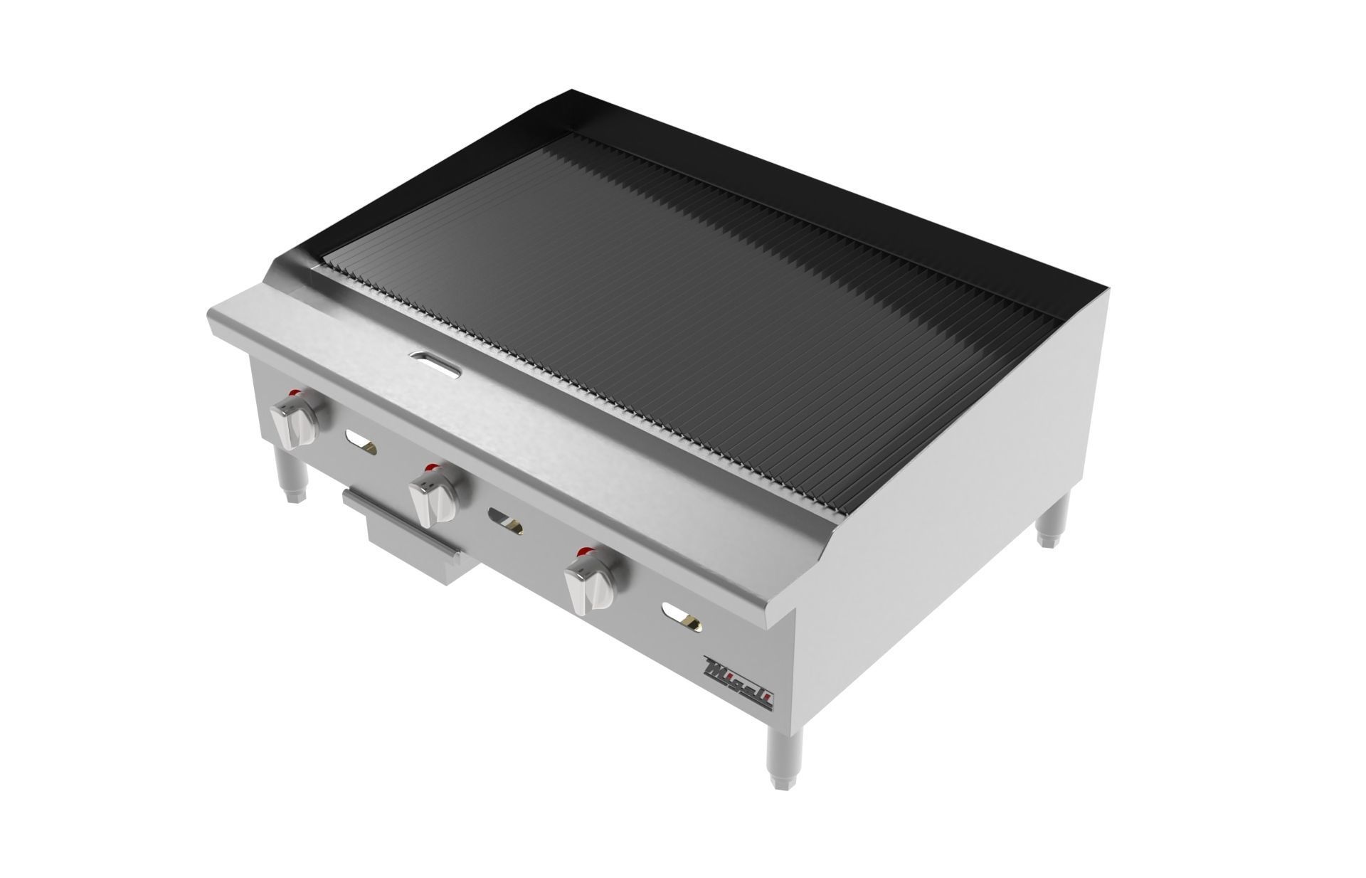 Wide Radiant Broiler 36 in - 105000 BTU 3D model_2