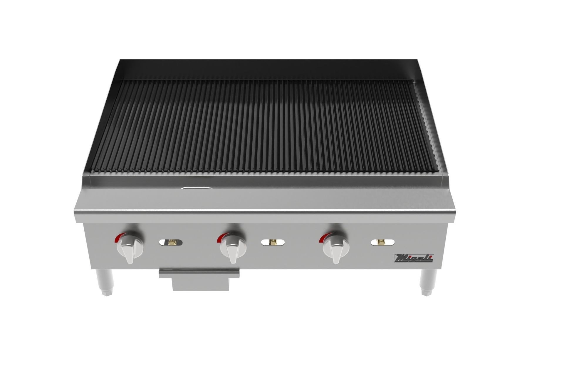 Wide Radiant Broiler 36 in - 105000 BTU 3D model_1
