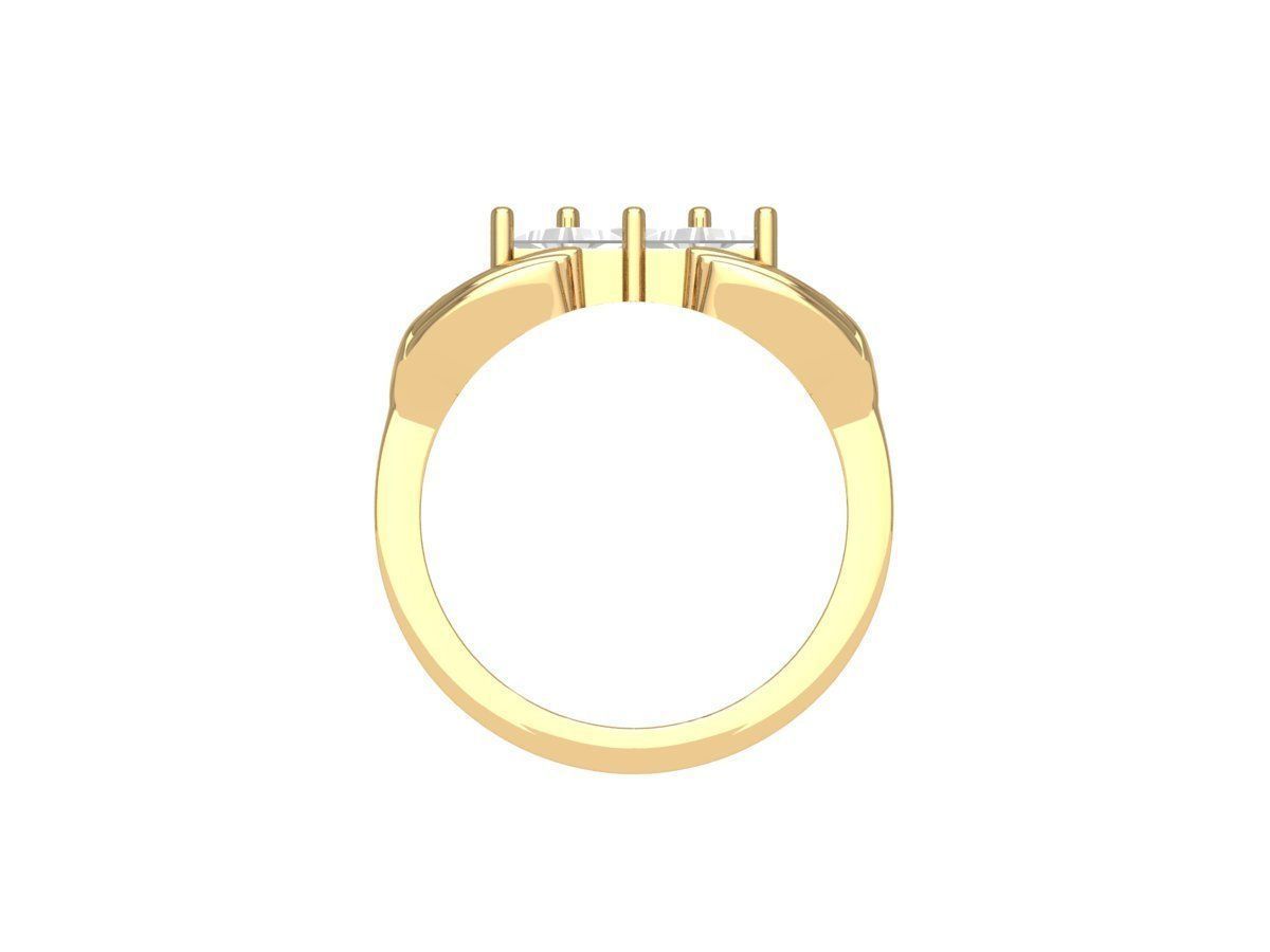 Wedding Ring 3D print model_8