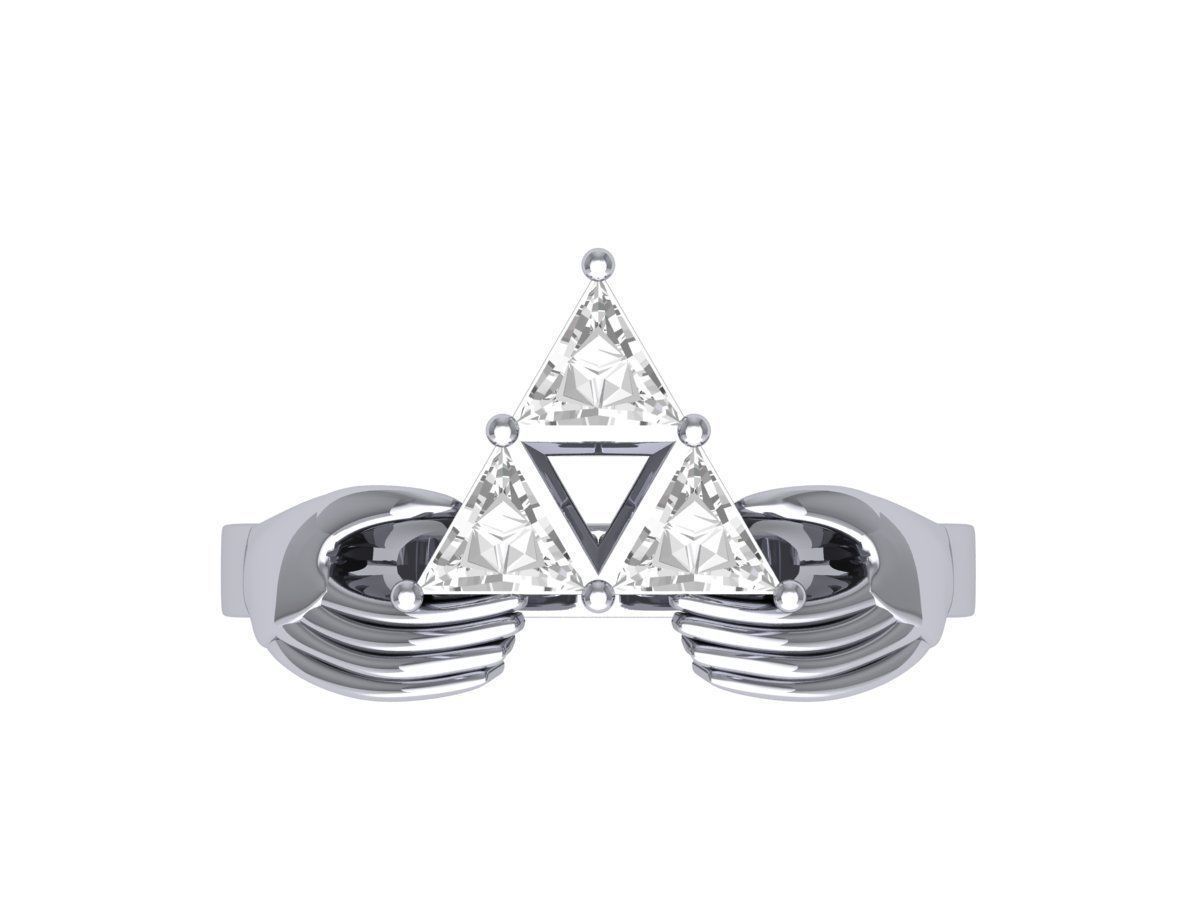 Wedding Ring 3D print model_2