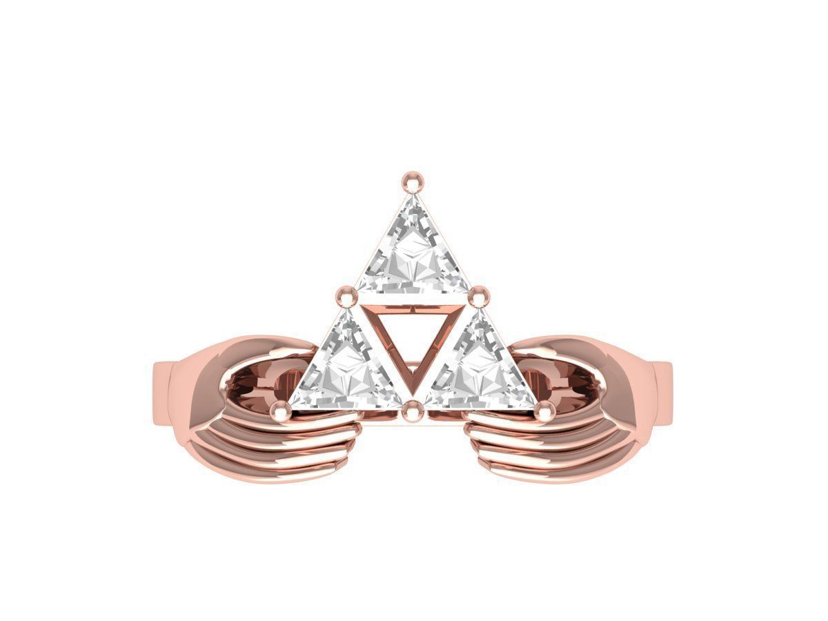 Wedding Ring 3D print model_1