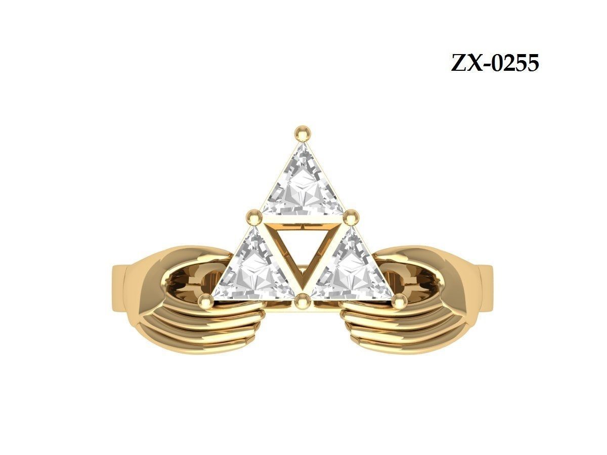 Wedding Ring 3D print model_13