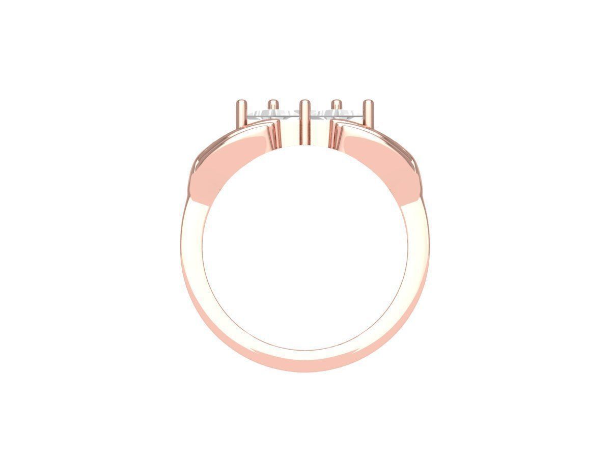 Wedding Ring 3D print model_6