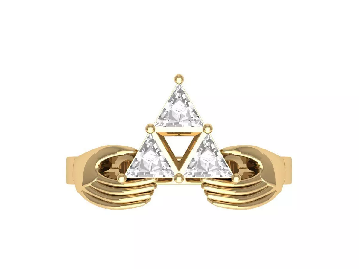 Wedding Ring 3D print model_0