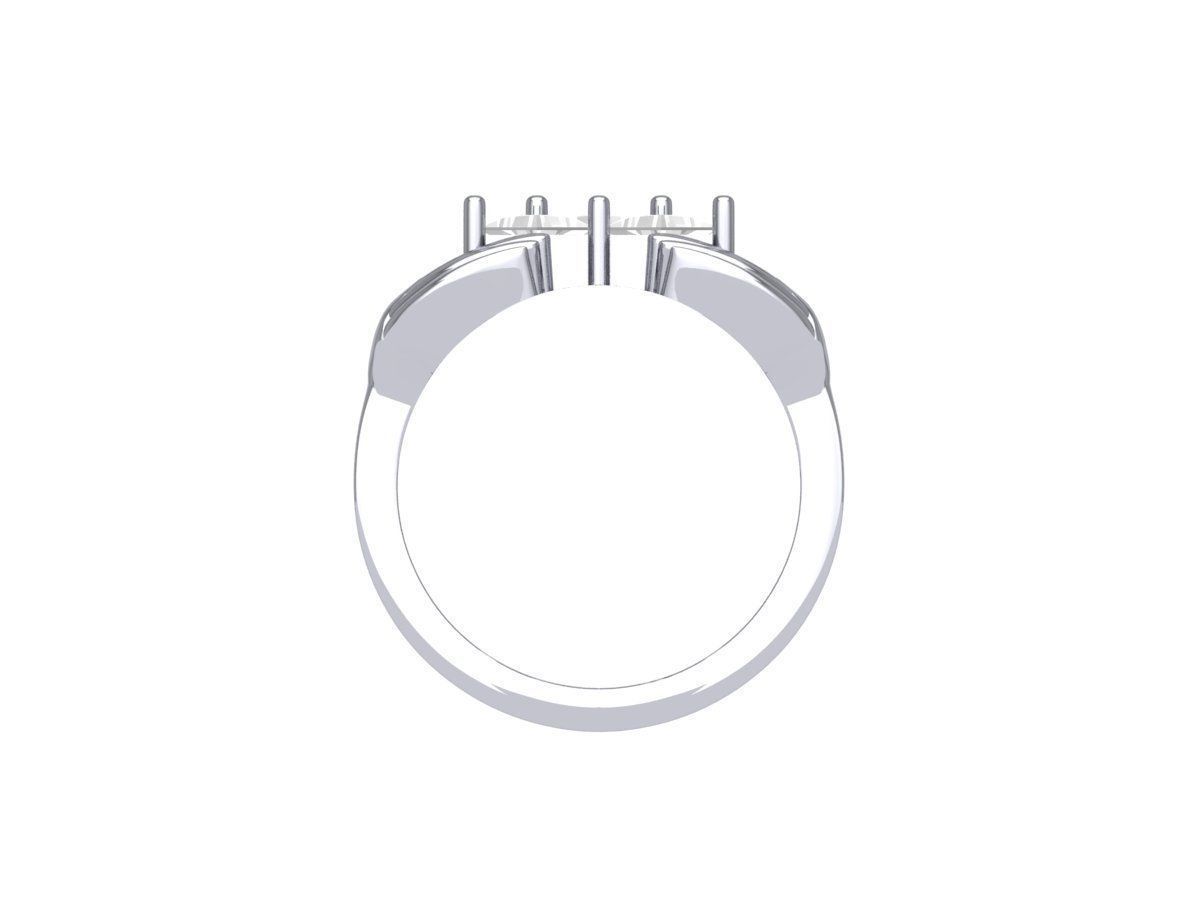 Wedding Ring 3D print model_7