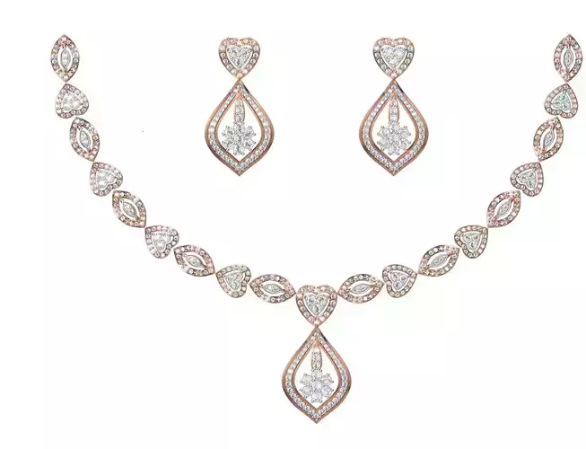 Women Necklace Earring Set STL JCD Details