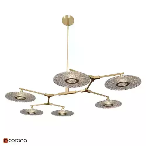 RAITA - 6 lights Type B Low-poly 3D model