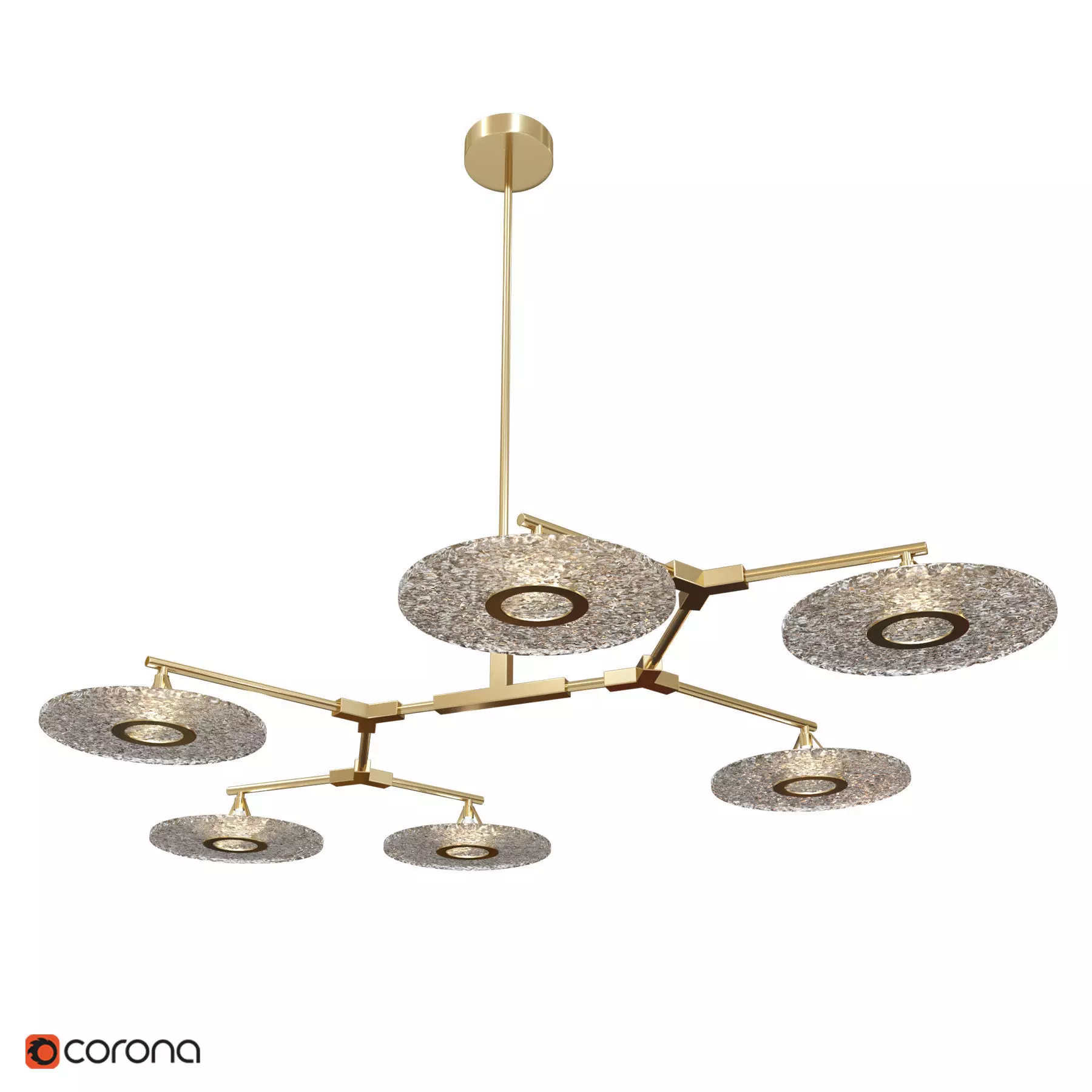 RAITA - 6 lights Type B Low-poly 3D model_0