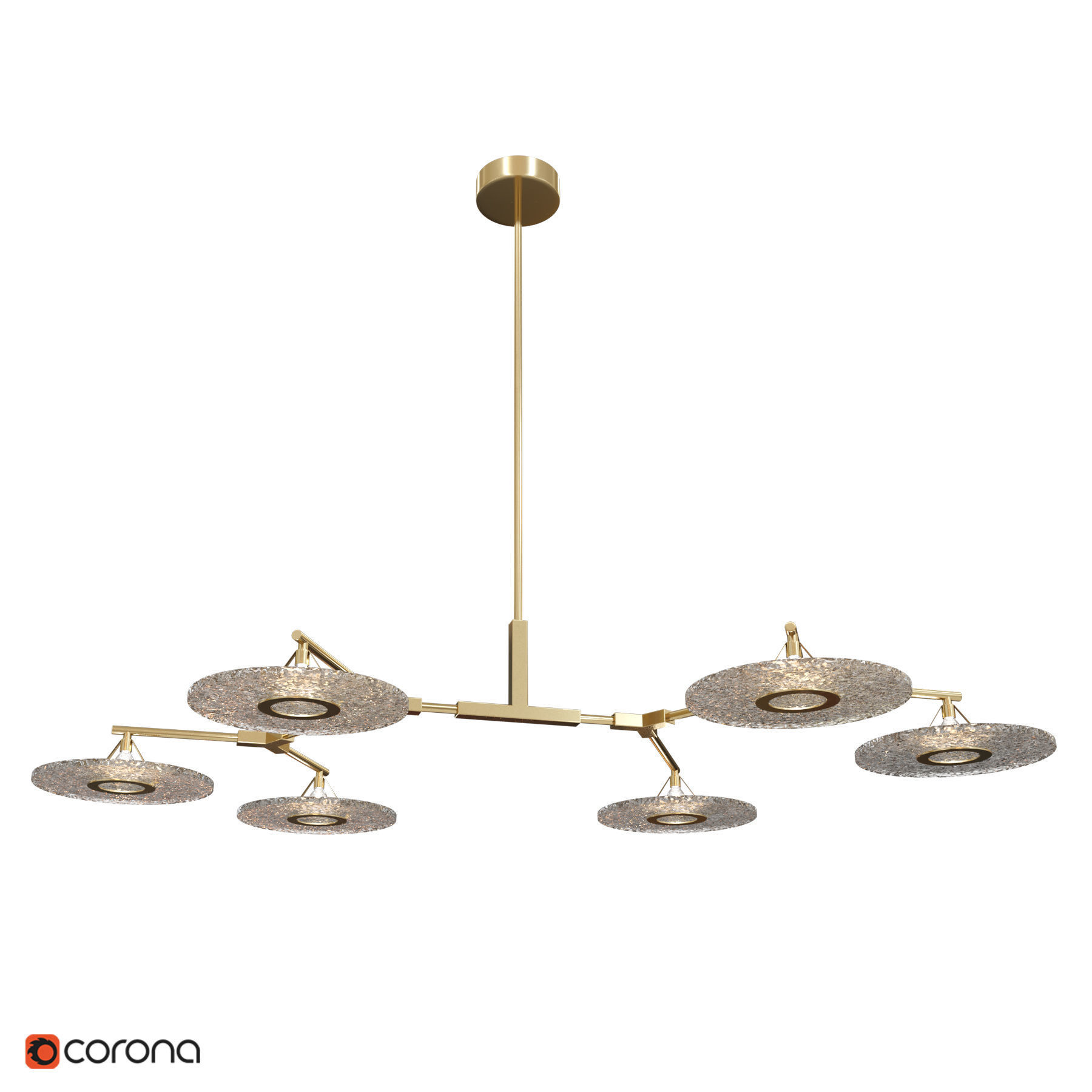 RAITA - 6 lights Type B Low-poly 3D model_1