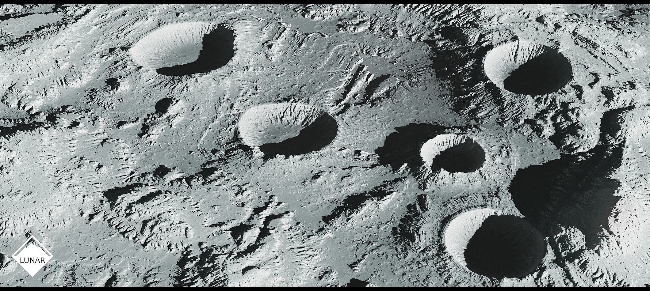 Moon Landscape Pack - World Machine Low-poly 3D model_17