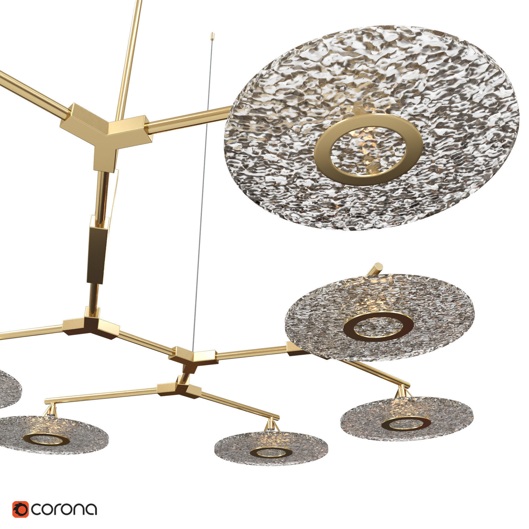 RAITA 10 lamps Low-poly 3D model_2