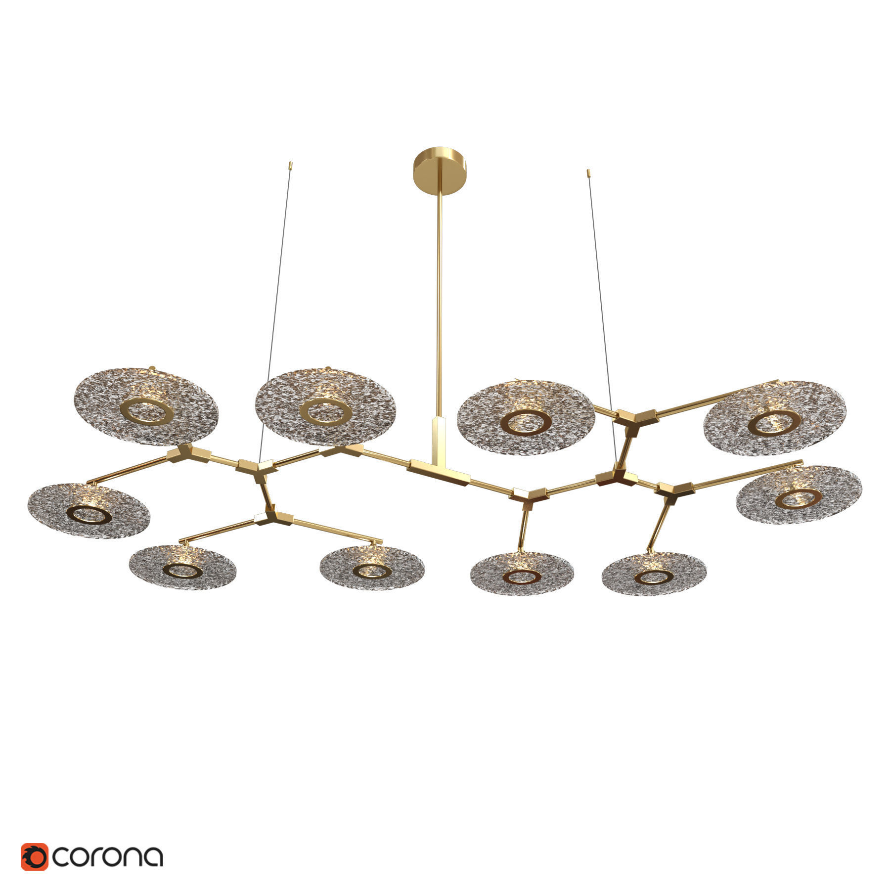 RAITA 10 lamps Low-poly 3D model_1