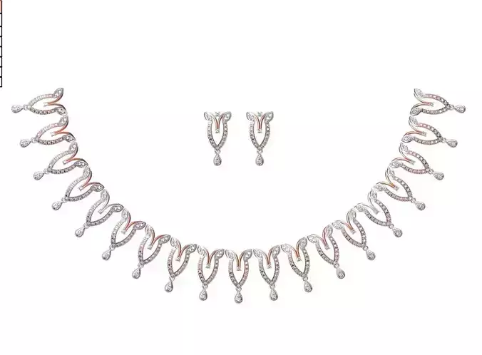 Women Necklace Earring Set STL JCD Details