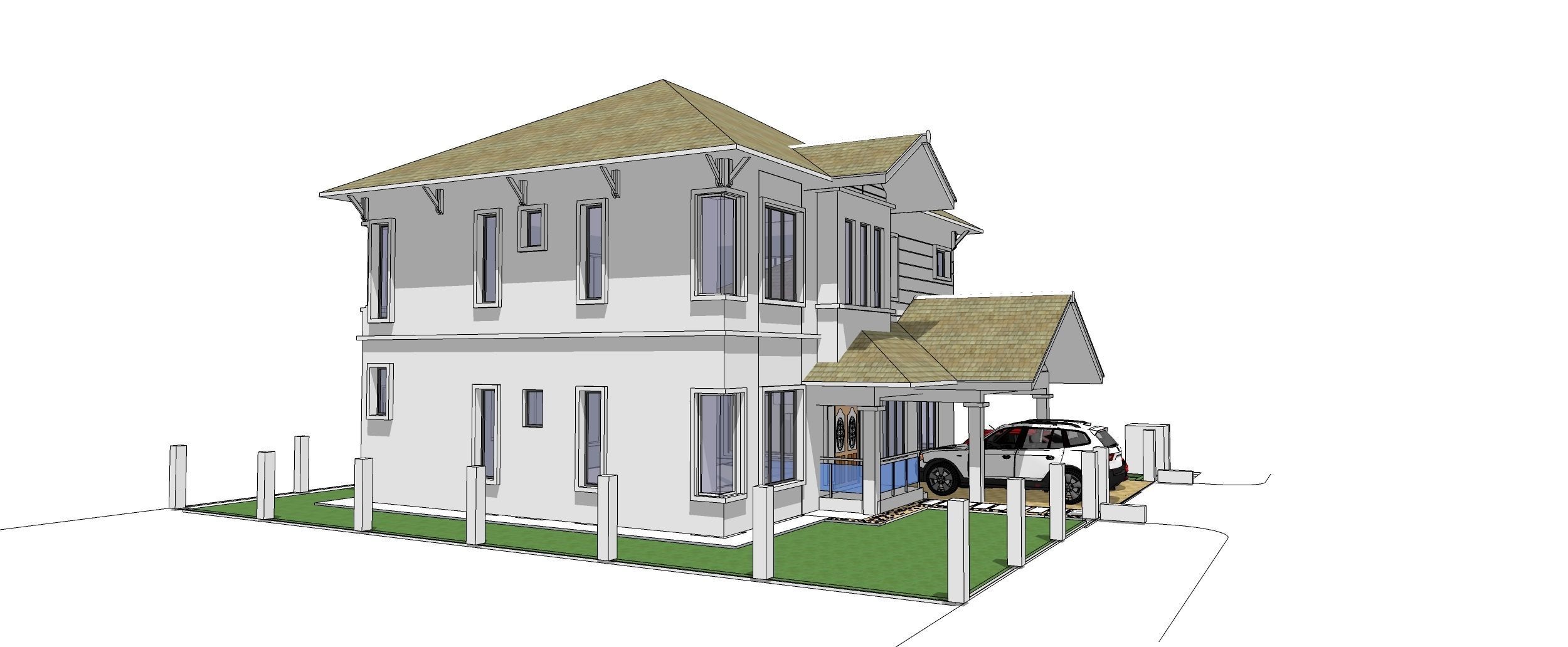 Banglow12 3D model_3