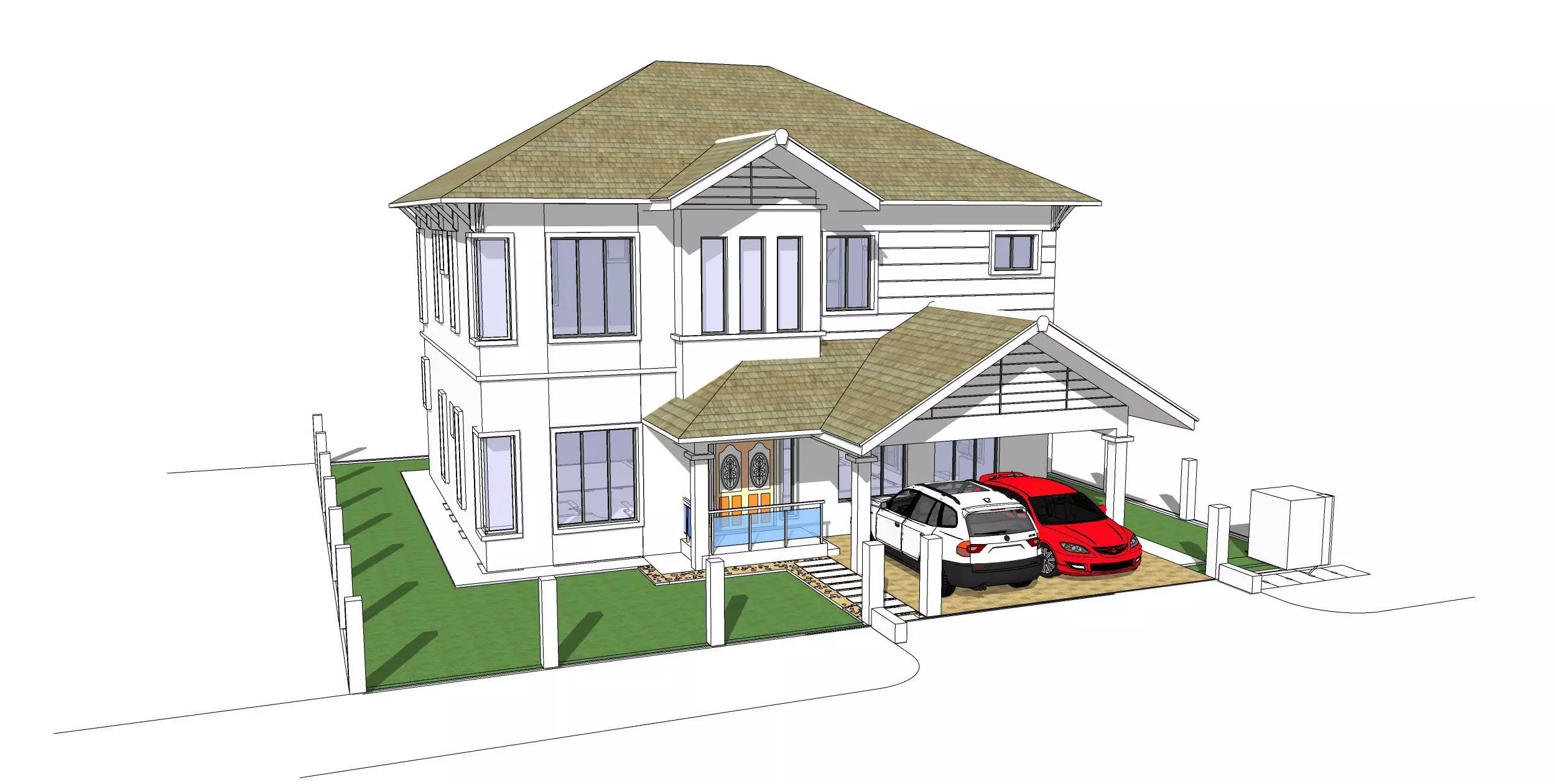 Banglow12 3D model_0