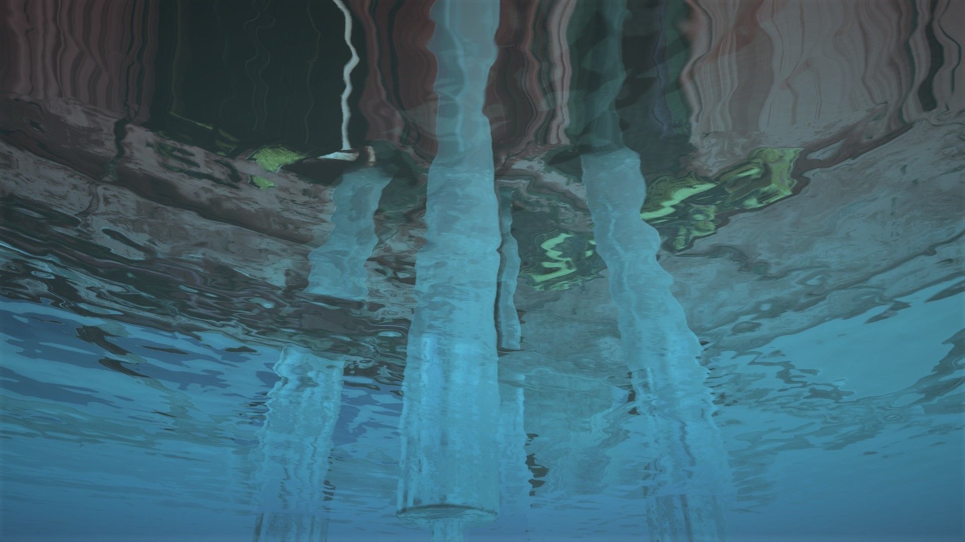 oil platform Low-poly 3D model_7