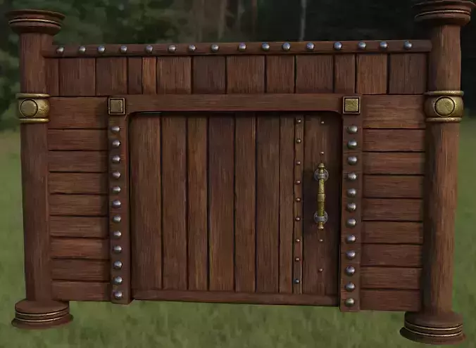 wooden door